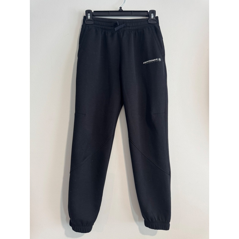 Abercrombie Kids YPB Jogger Boys 11/12 Black Moisture Wicking Sweatpants
